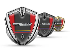 Renault Silicone Emblem Badge Sports Design High-Quality